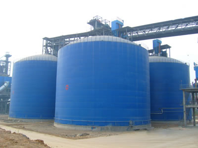 屯城镇水泥钢板库改造